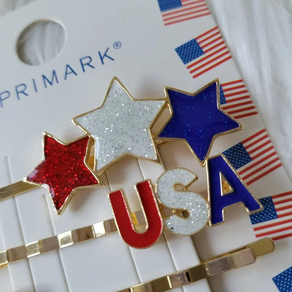 Primark Patriotic Bobby Pins
